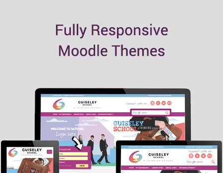 Improving course content using responsive Moodle themes
