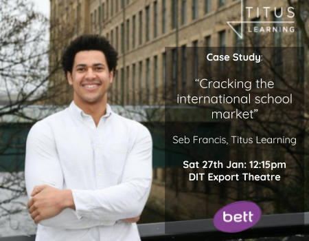 Join Seb at Bett 2018