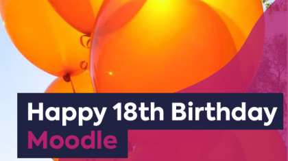 Happy 18th Birthday Moodle