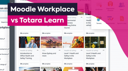 Moodle Workplace vs Totara Featured image